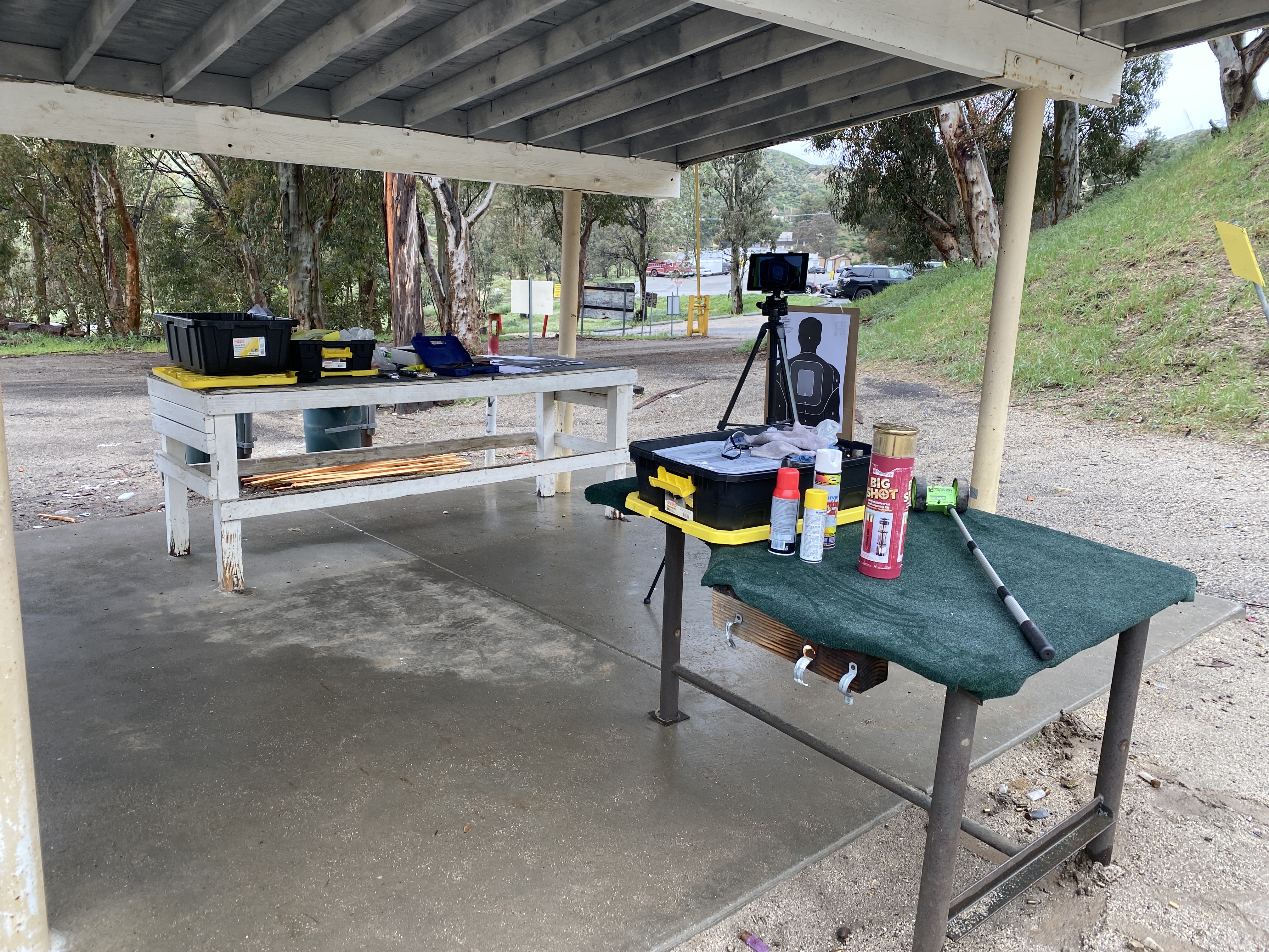 Tom George Setup Area